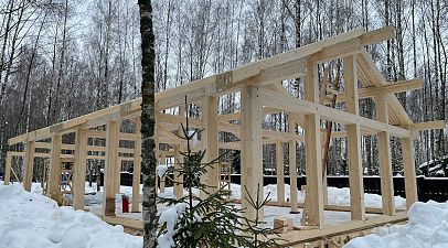 Собран силовой каркас дом Бекетово Мск обл.